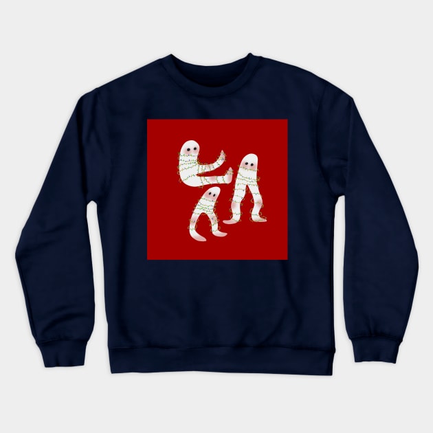 Fresno Nightcrawlers in Fairy Lights Crewneck Sweatshirt by VazMas Design